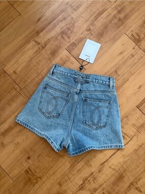 CC Coco 26s Turn-lock Denim Blue Jean Shorts ❗️READ DESCRIPTION 👇🏻❗️FR34/US2